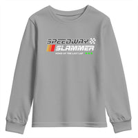 Speedway Slammer Racing 2025 Youth Sweatshirt Home of The Last Lap - Wonder Print Shop