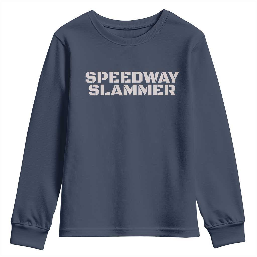Speedway Slammer 2025 Youth Sweatshirt Indiana Sarcastic - Wonder Print Shop