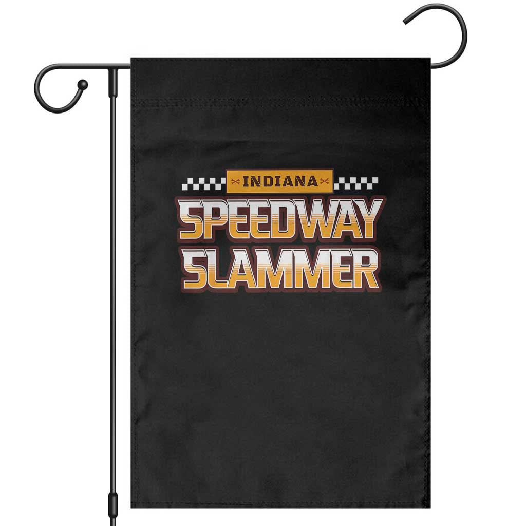 Indiana Speedway Slammer 2025 Garden Flag Detention Prison - Wonder Print Shop