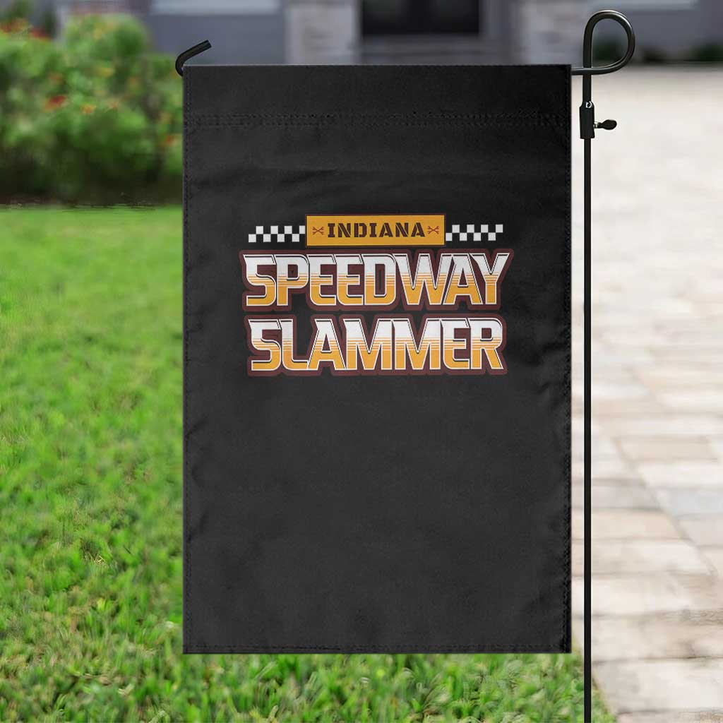 Indiana Speedway Slammer 2025 Garden Flag Detention Prison - Wonder Print Shop