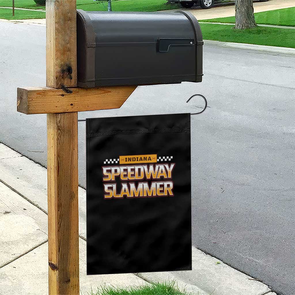 Indiana Speedway Slammer 2025 Garden Flag Detention Prison - Wonder Print Shop