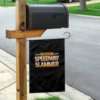 Indiana Speedway Slammer 2025 Garden Flag Detention Prison - Wonder Print Shop
