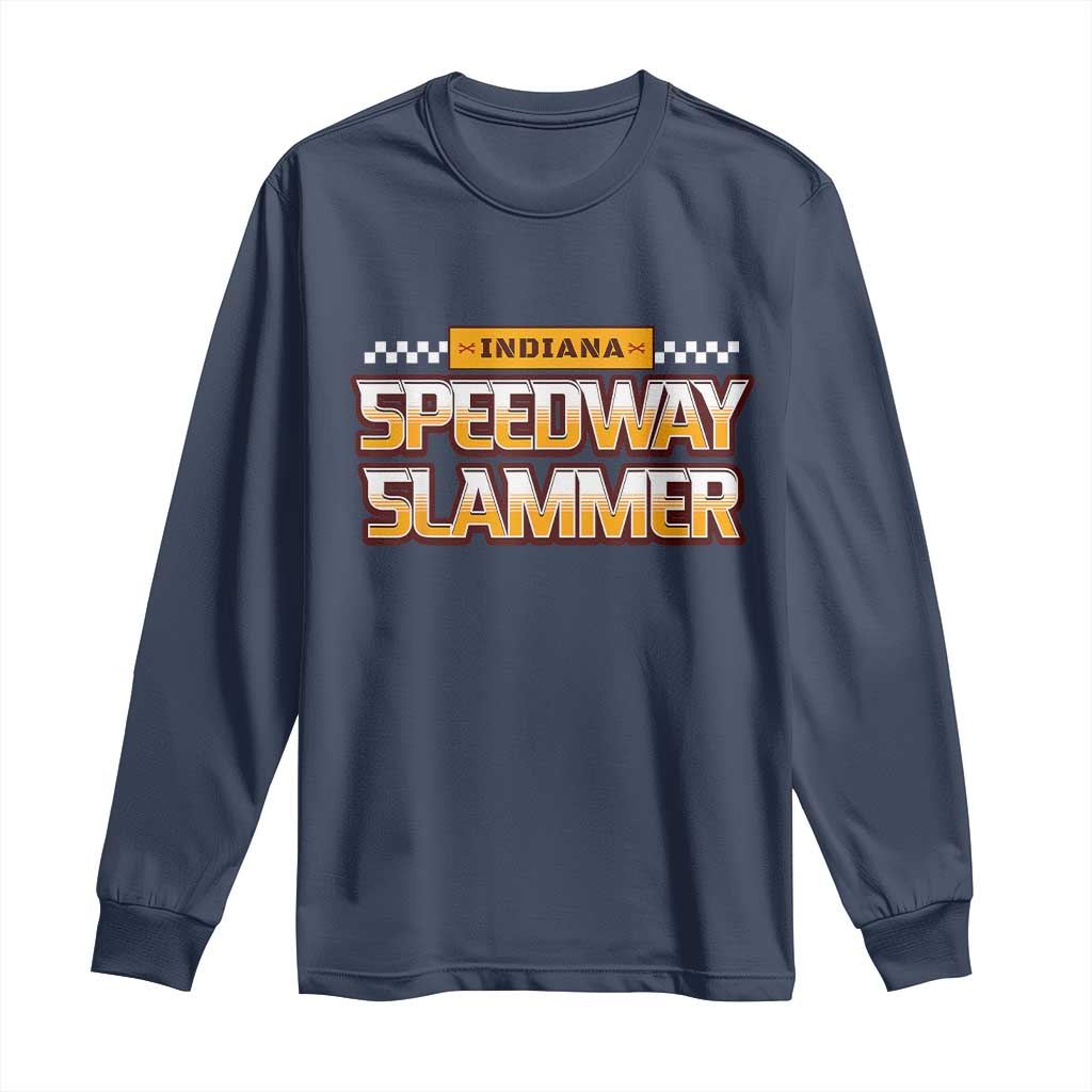 Indiana Speedway Slammer 2025 Long Sleeve Shirt Detention Prison - Wonder Print Shop