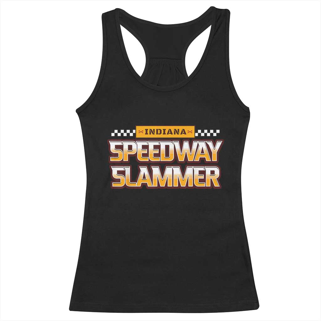 Indiana Speedway Slammer 2025 Racerback Tank Top Detention Prison - Wonder Print Shop