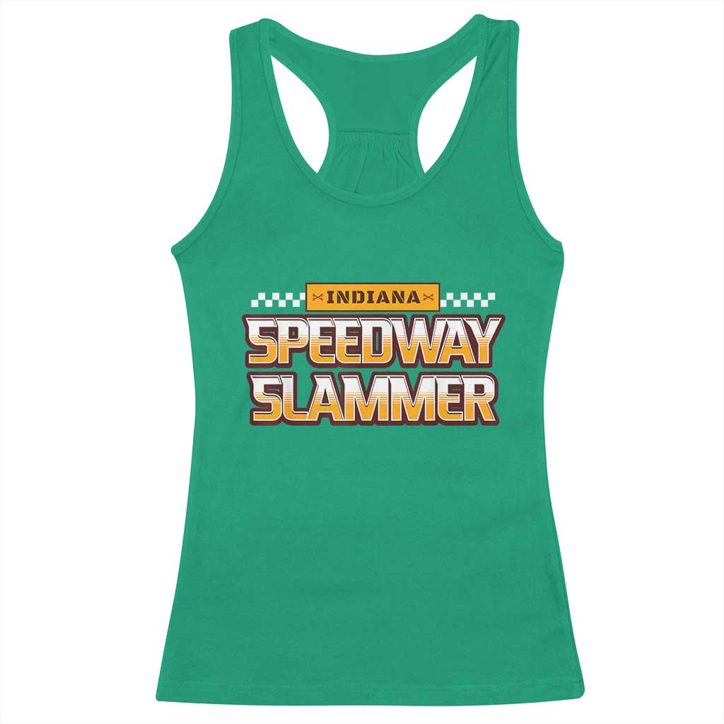 Indiana Speedway Slammer 2025 Racerback Tank Top Detention Prison - Wonder Print Shop