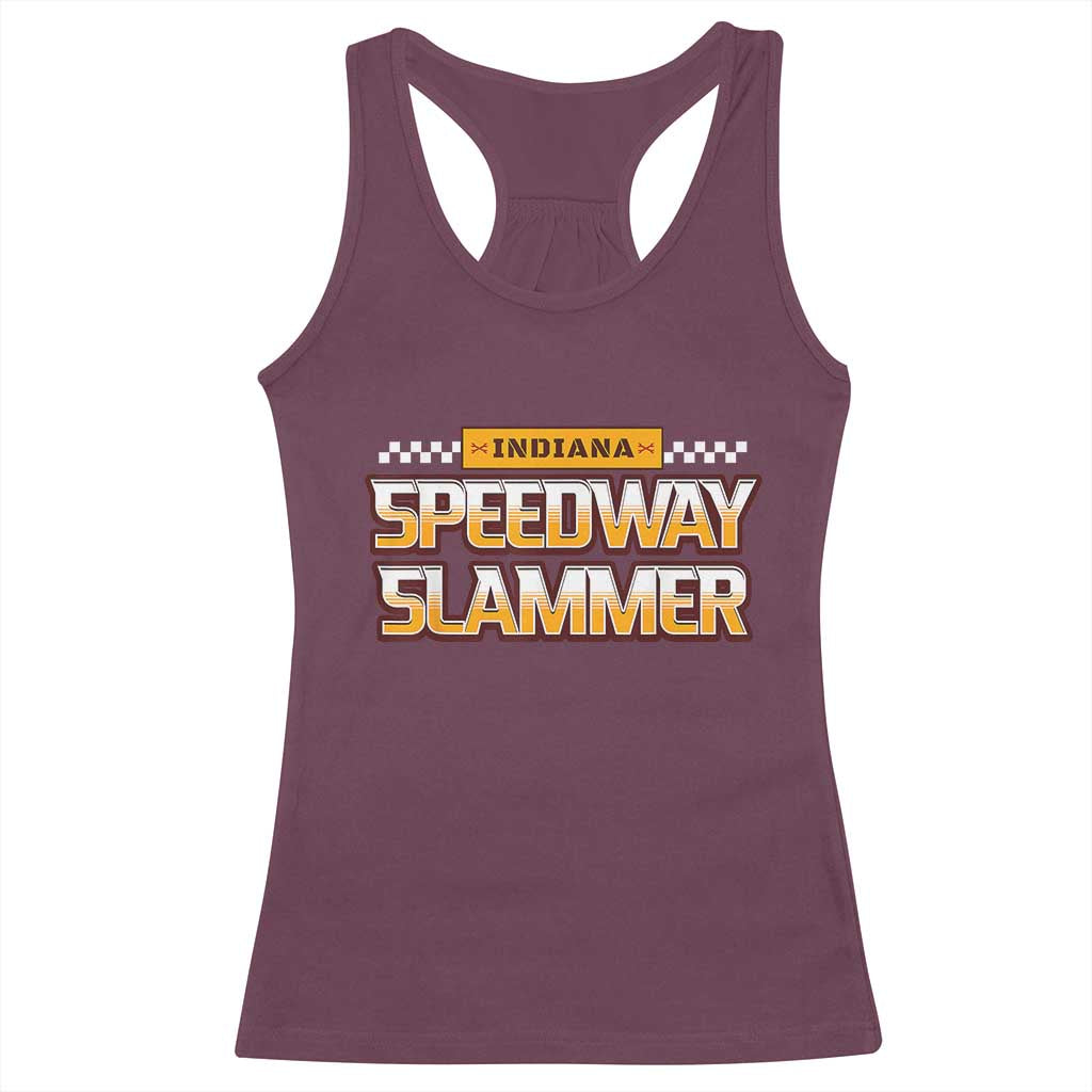 Indiana Speedway Slammer 2025 Racerback Tank Top Detention Prison - Wonder Print Shop