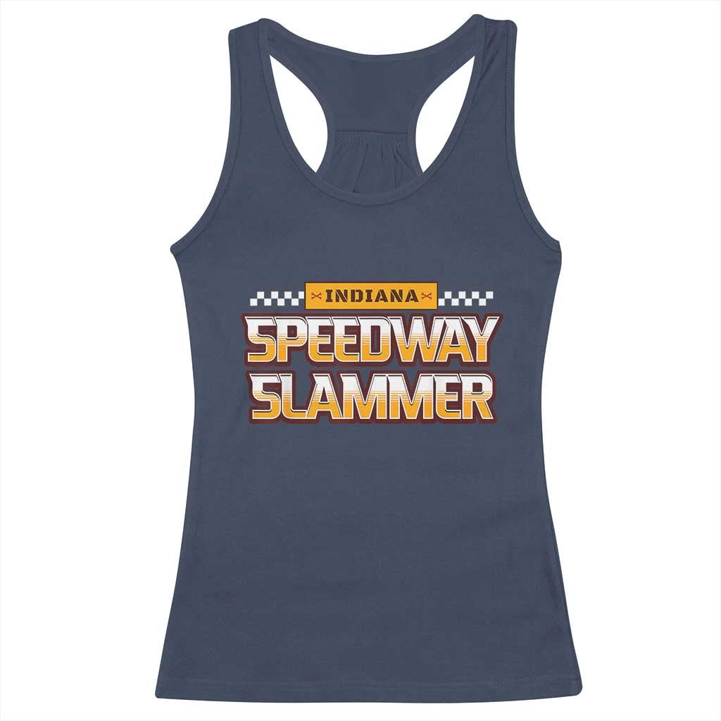 Indiana Speedway Slammer 2025 Racerback Tank Top Detention Prison - Wonder Print Shop