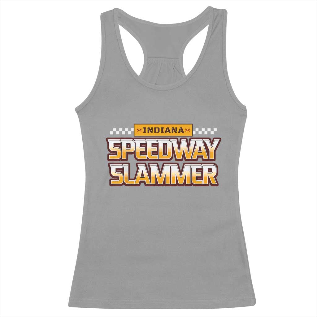 Indiana Speedway Slammer 2025 Racerback Tank Top Detention Prison - Wonder Print Shop