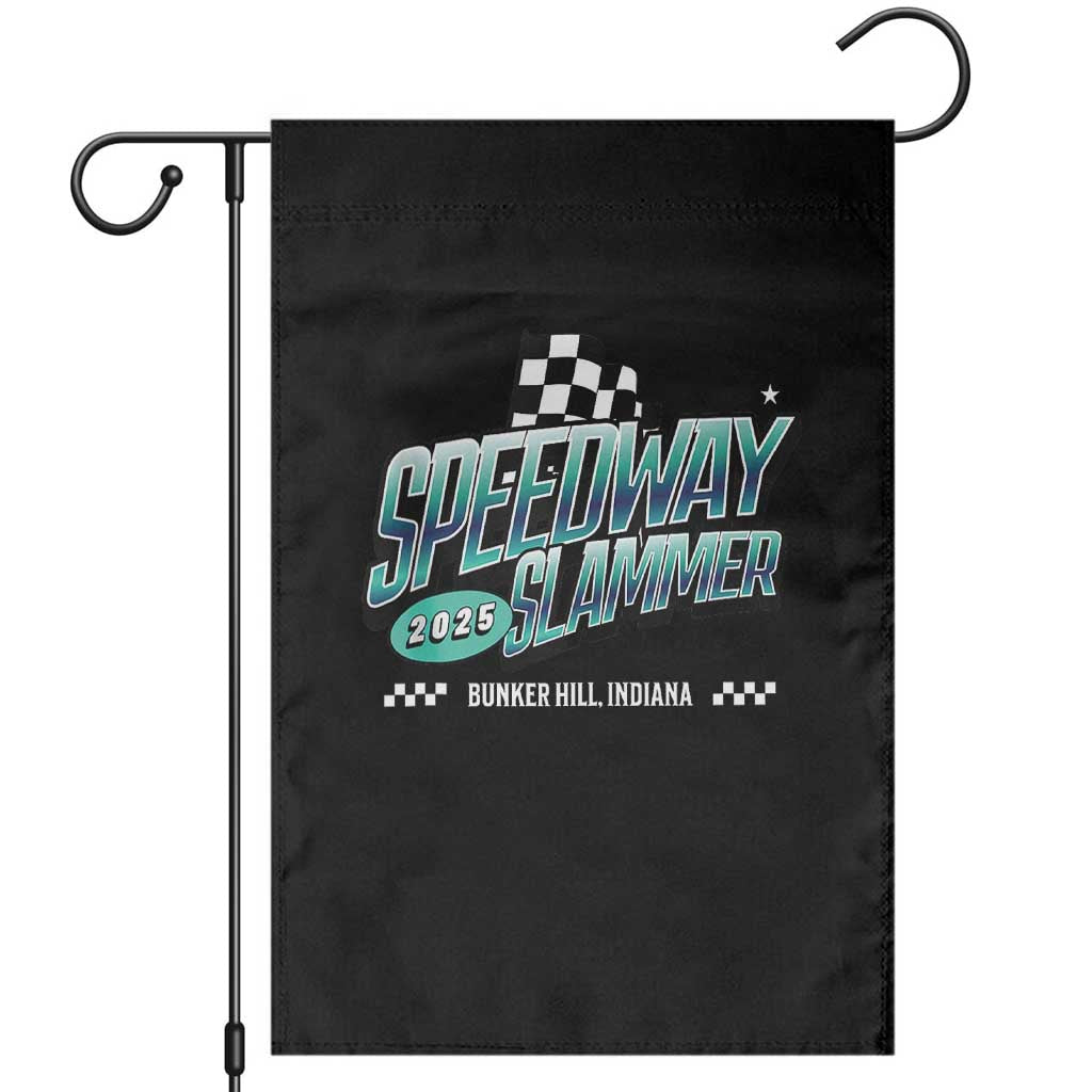Speedway Slammer 2025 Garden Flag Bunker Hill Indiana - Wonder Print Shop