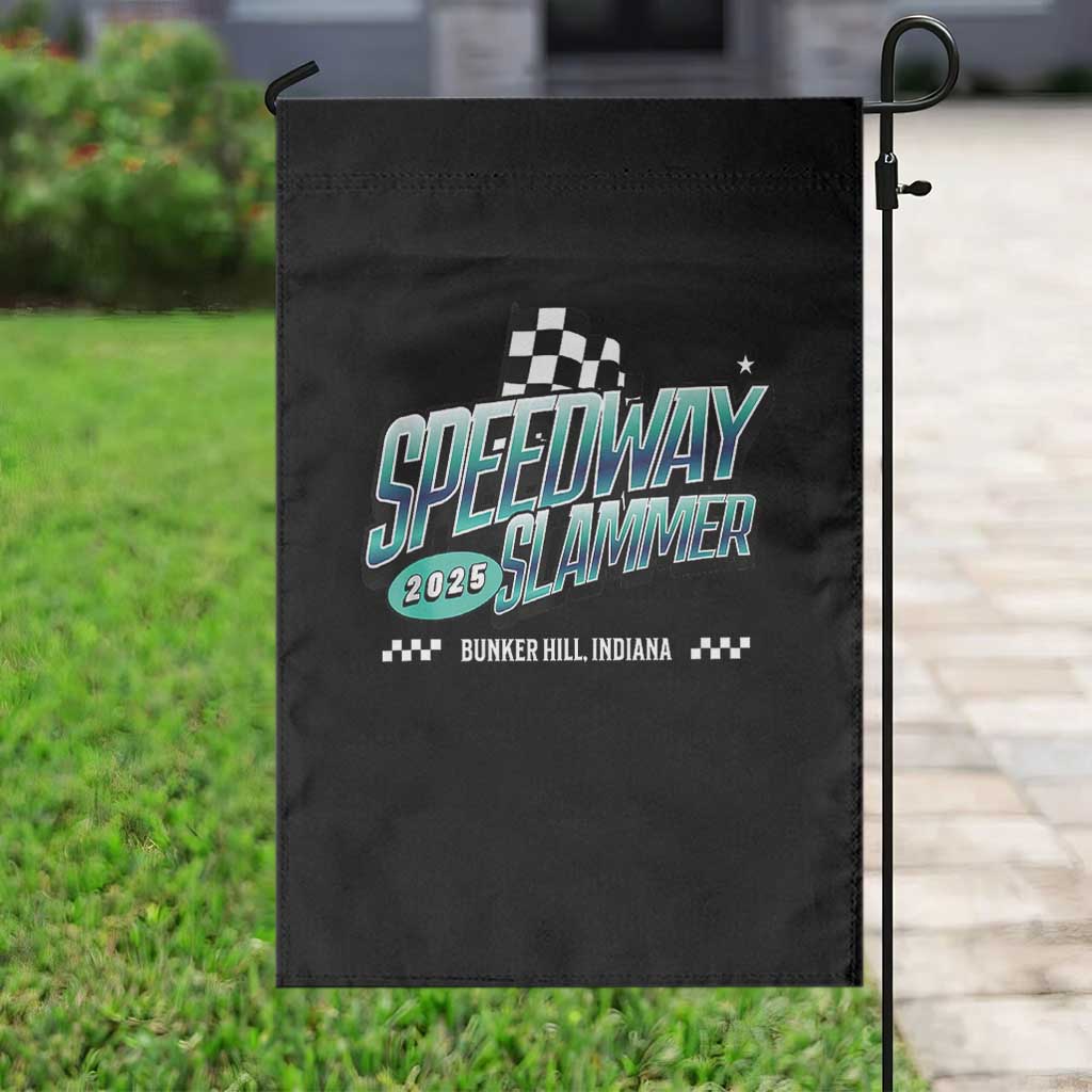 Speedway Slammer 2025 Garden Flag Bunker Hill Indiana - Wonder Print Shop