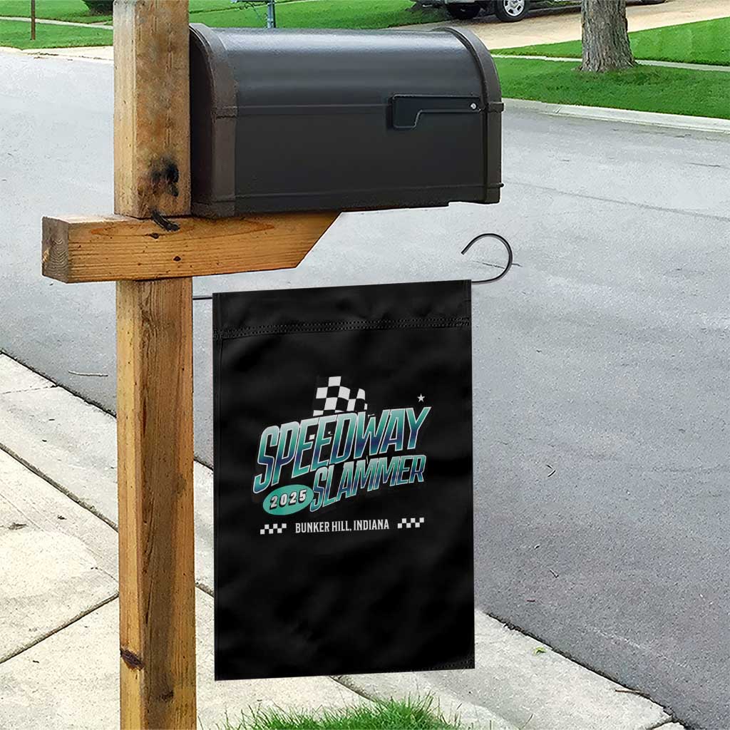 Speedway Slammer 2025 Garden Flag Bunker Hill Indiana - Wonder Print Shop