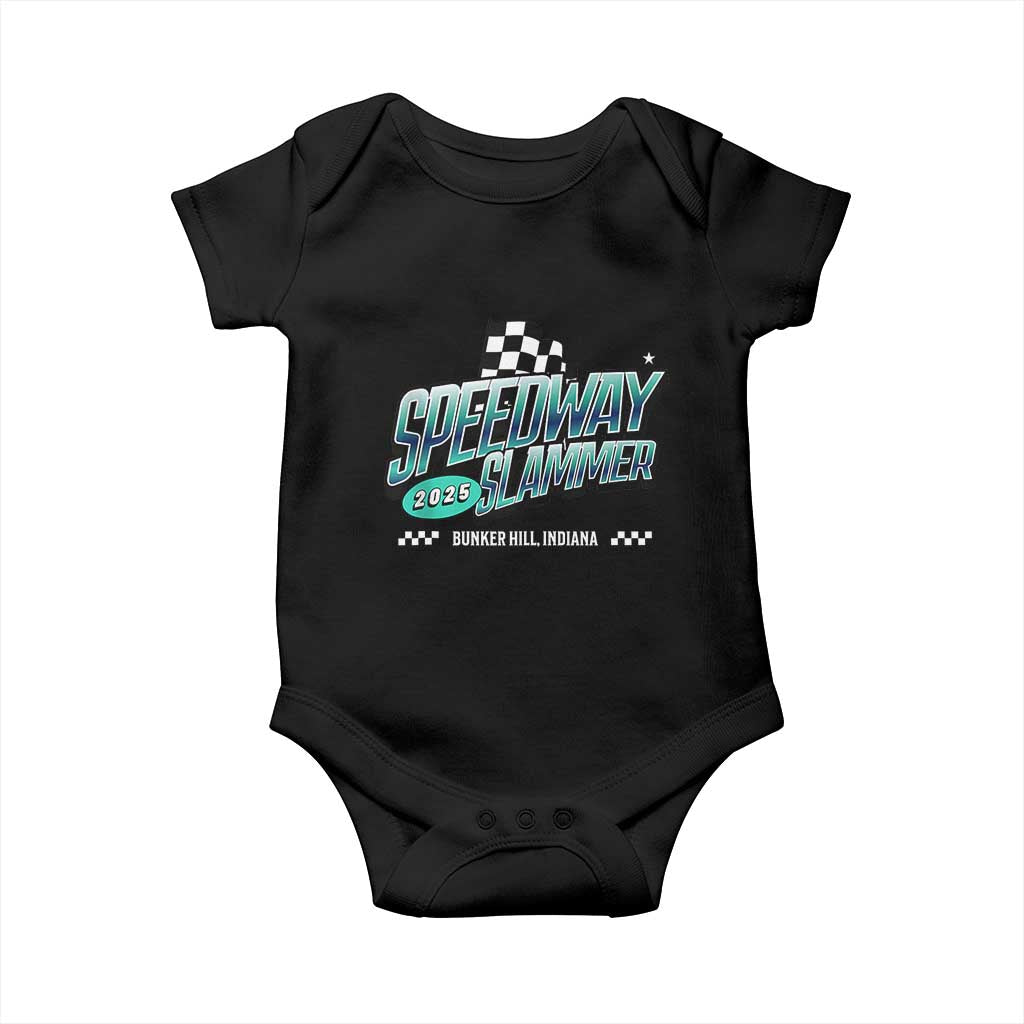 Speedway Slammer 2025 Baby Onesie Bunker Hill Indiana - Wonder Print Shop
