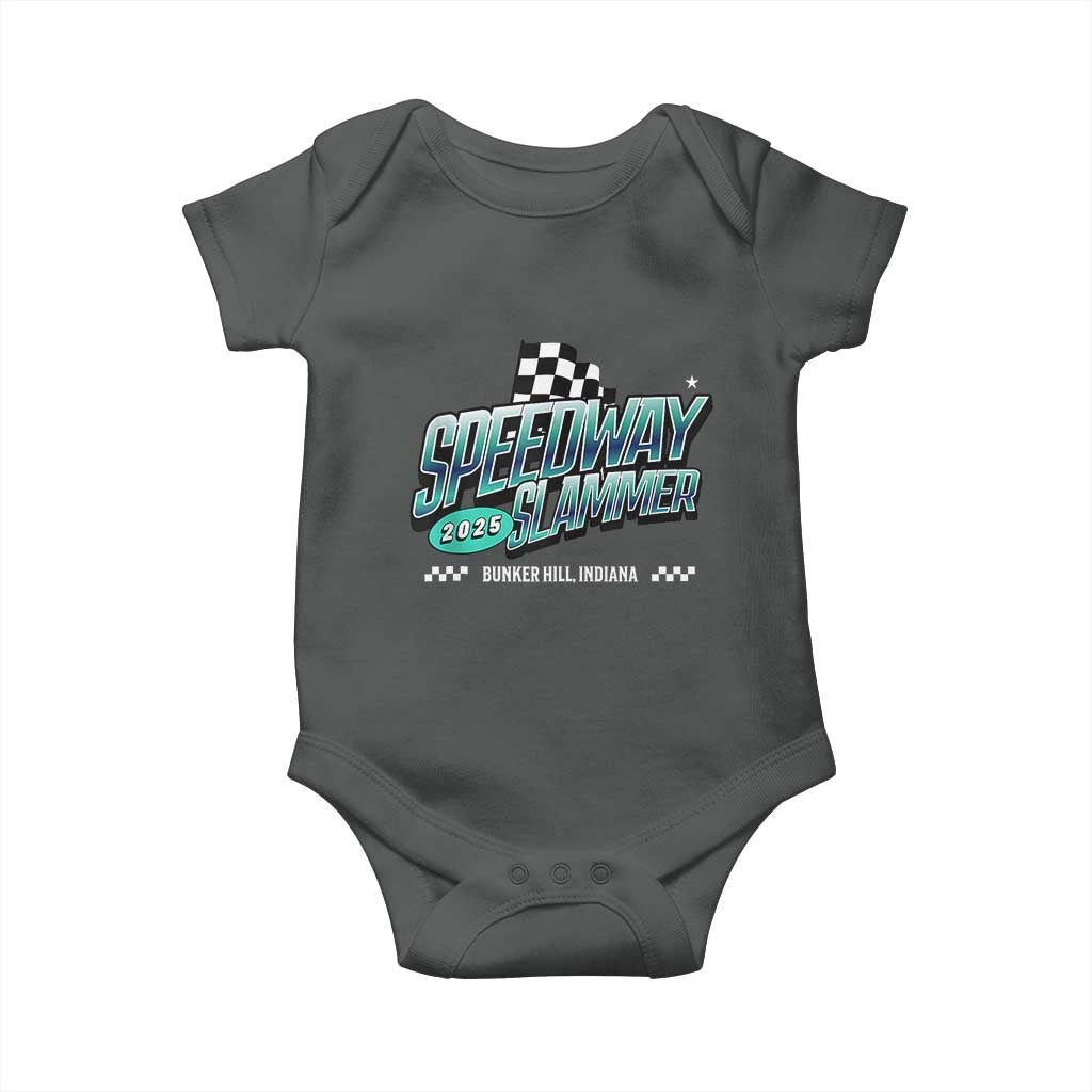 Speedway Slammer 2025 Baby Onesie Bunker Hill Indiana - Wonder Print Shop