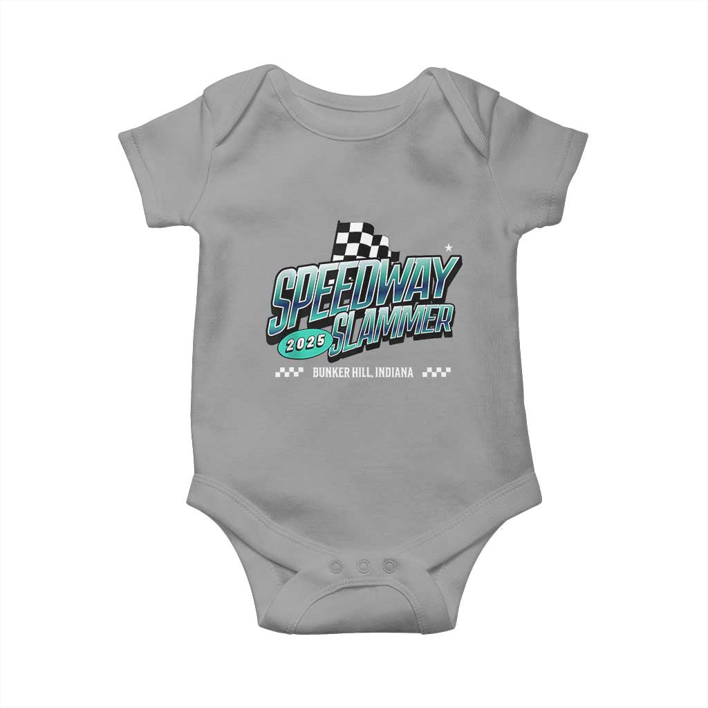 Speedway Slammer 2025 Baby Onesie Bunker Hill Indiana - Wonder Print Shop
