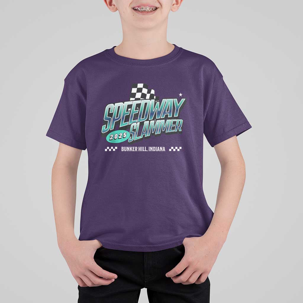 Speedway Slammer 2025 T Shirt For Kid Bunker Hill Indiana - Wonder Print Shop
