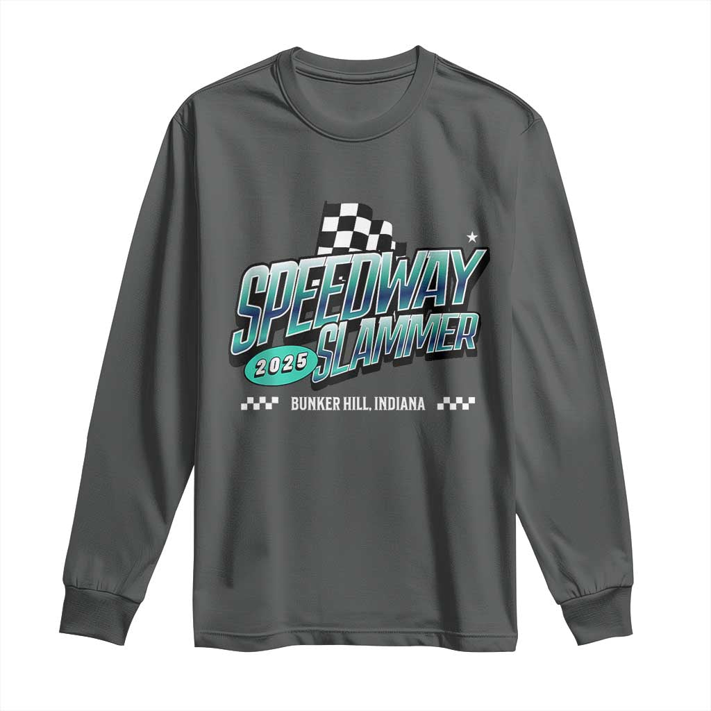Speedway Slammer 2025 Long Sleeve Shirt Bunker Hill Indiana - Wonder Print Shop