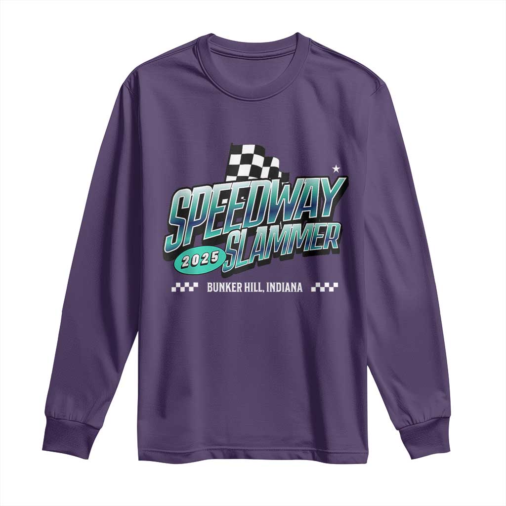 Speedway Slammer 2025 Long Sleeve Shirt Bunker Hill Indiana - Wonder Print Shop