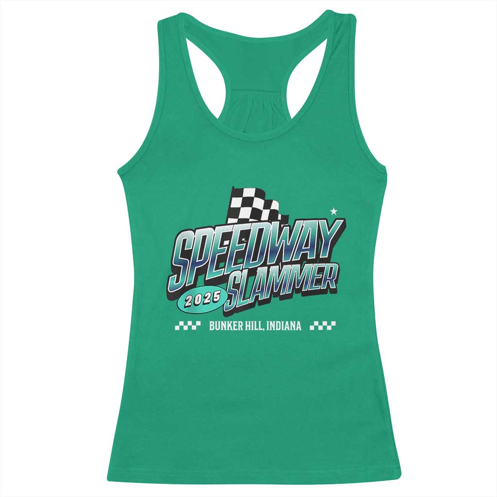 Speedway Slammer 2025 Racerback Tank Top Bunker Hill Indiana - Wonder Print Shop