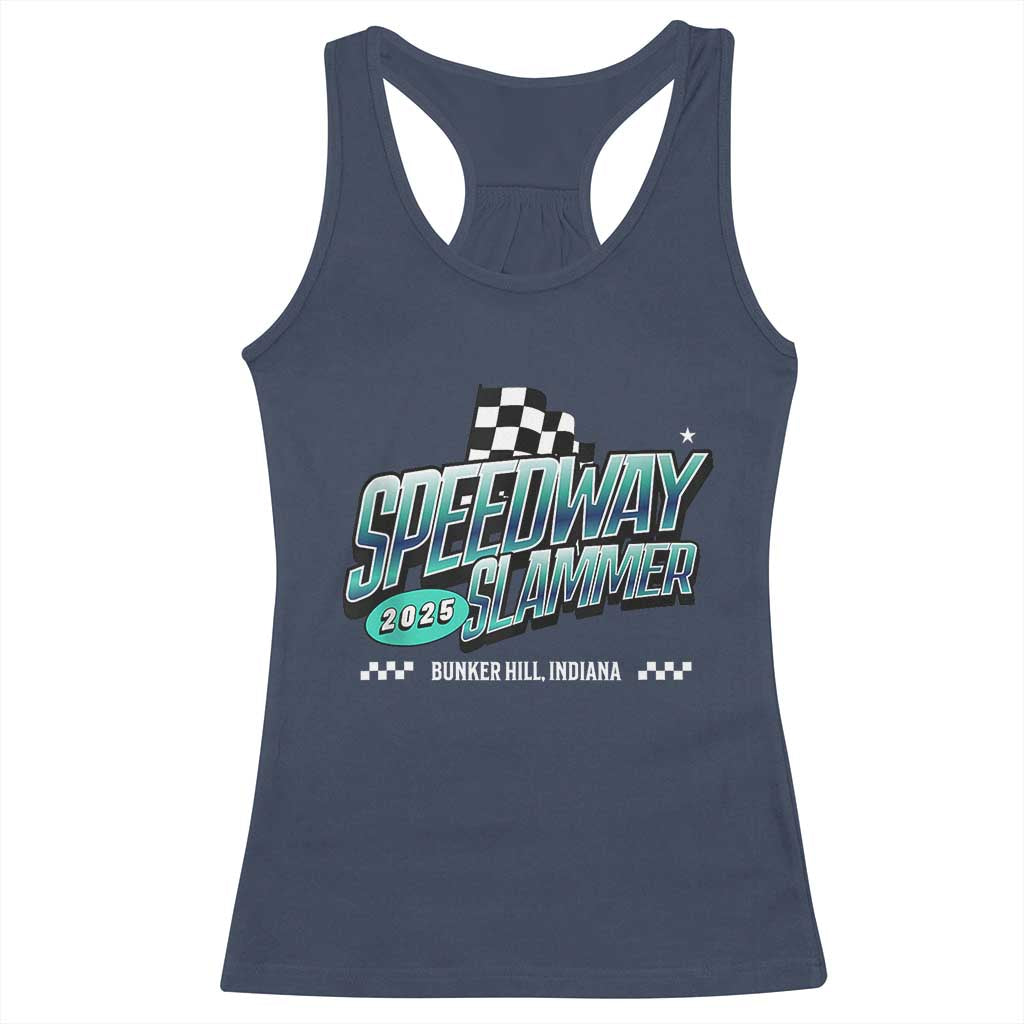 Speedway Slammer 2025 Racerback Tank Top Bunker Hill Indiana - Wonder Print Shop