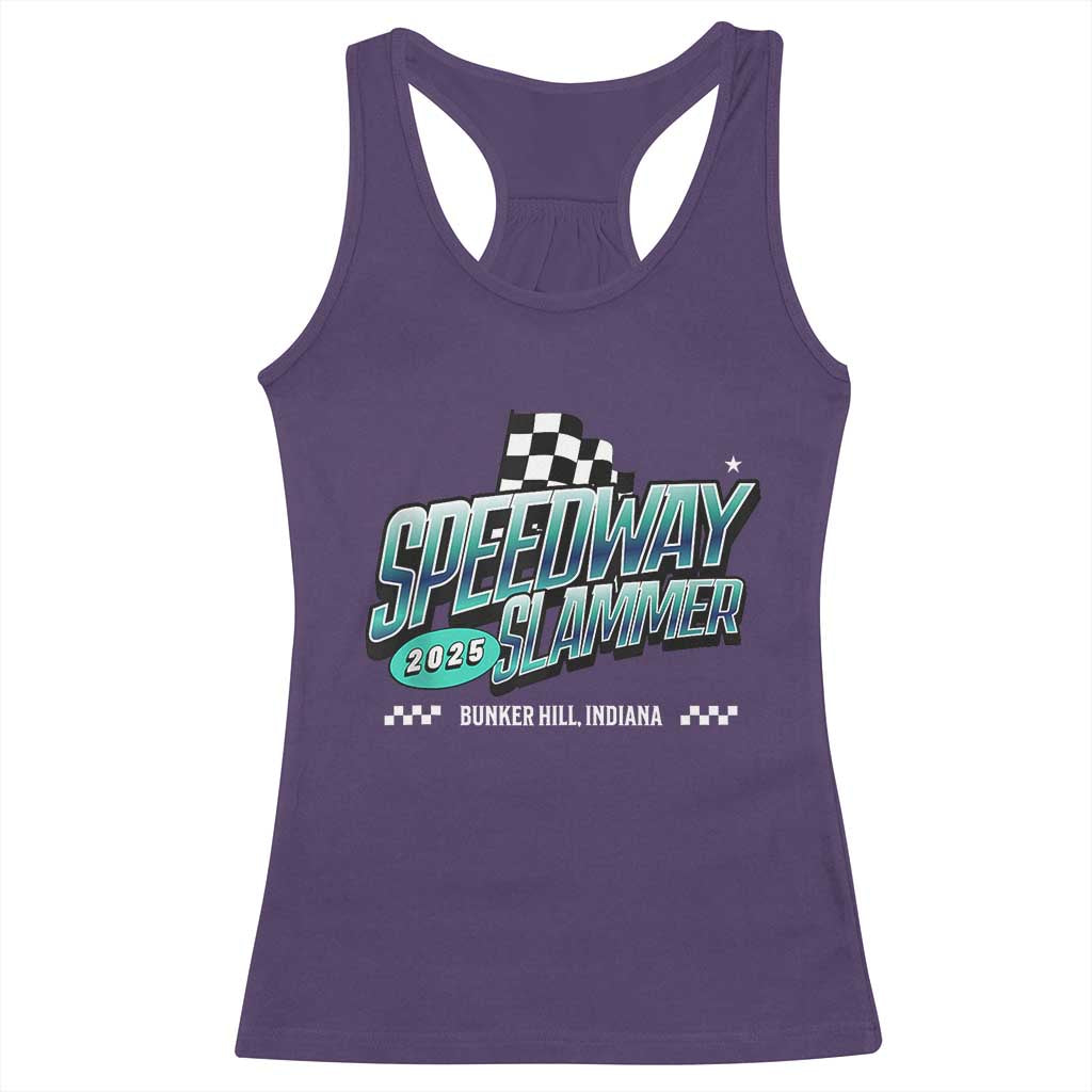 Speedway Slammer 2025 Racerback Tank Top Bunker Hill Indiana - Wonder Print Shop