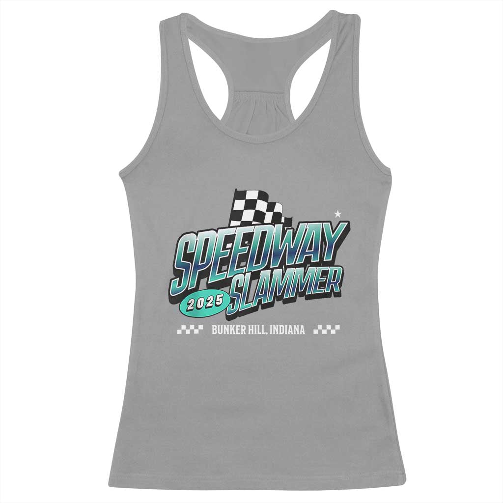 Speedway Slammer 2025 Racerback Tank Top Bunker Hill Indiana - Wonder Print Shop