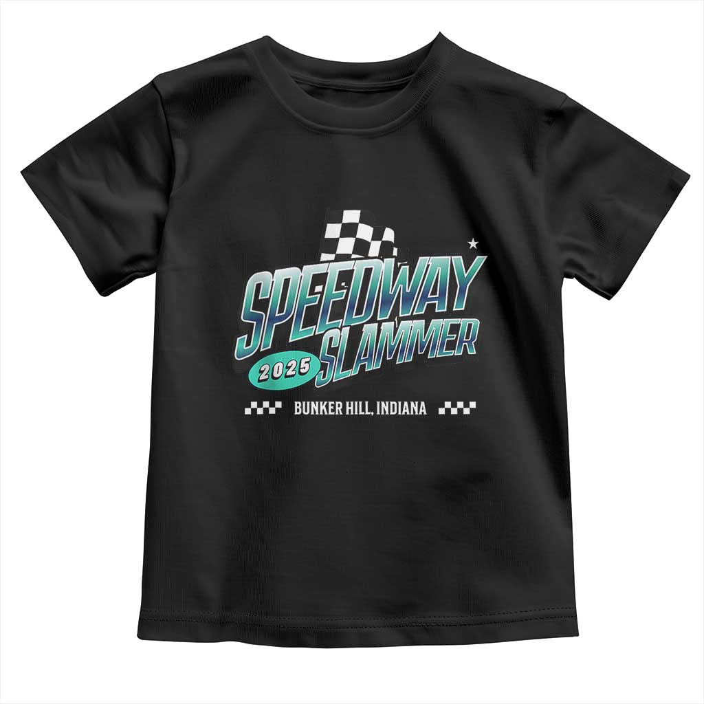 Speedway Slammer 2025 Toddler T Shirt Bunker Hill Indiana - Wonder Print Shop