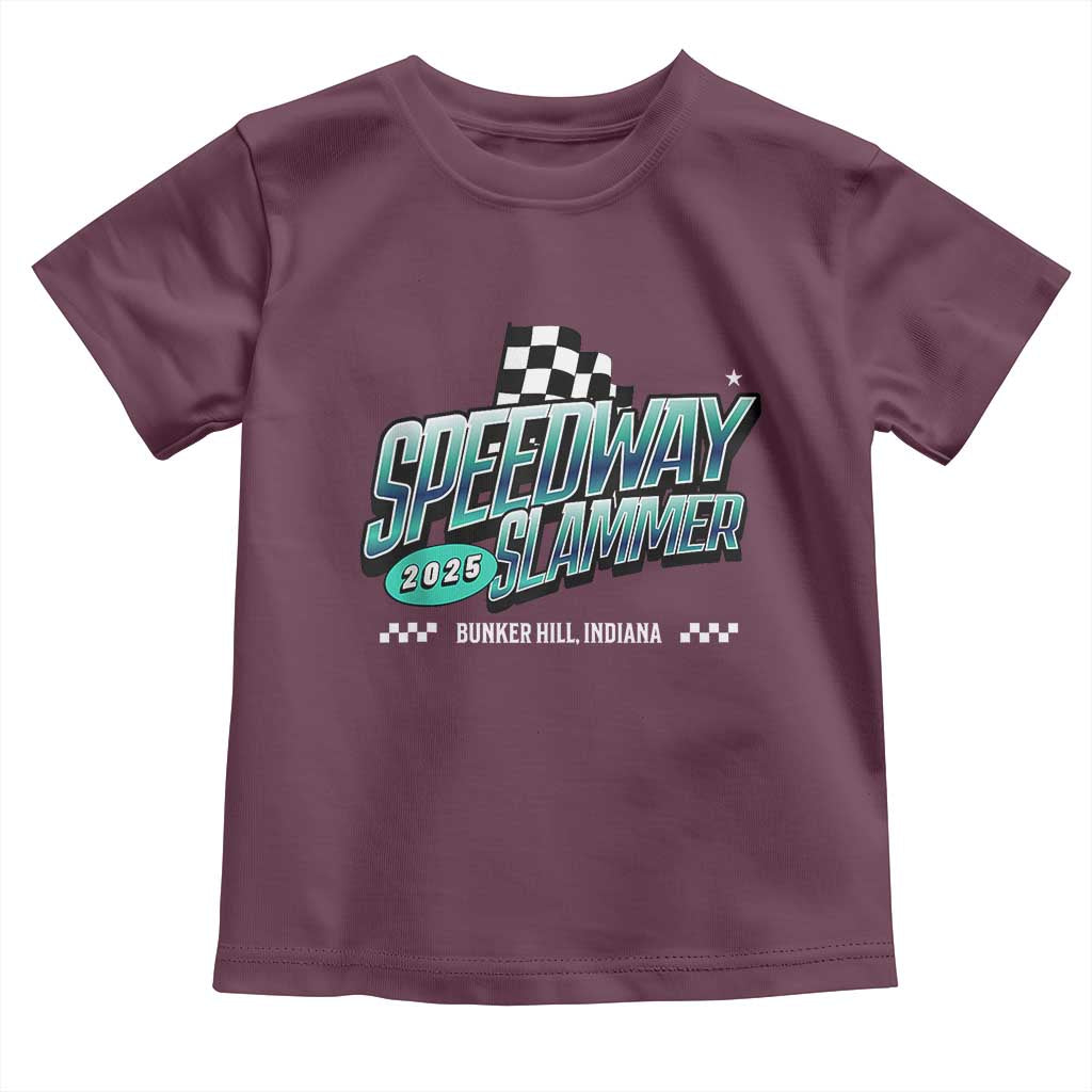 Speedway Slammer 2025 Toddler T Shirt Bunker Hill Indiana - Wonder Print Shop