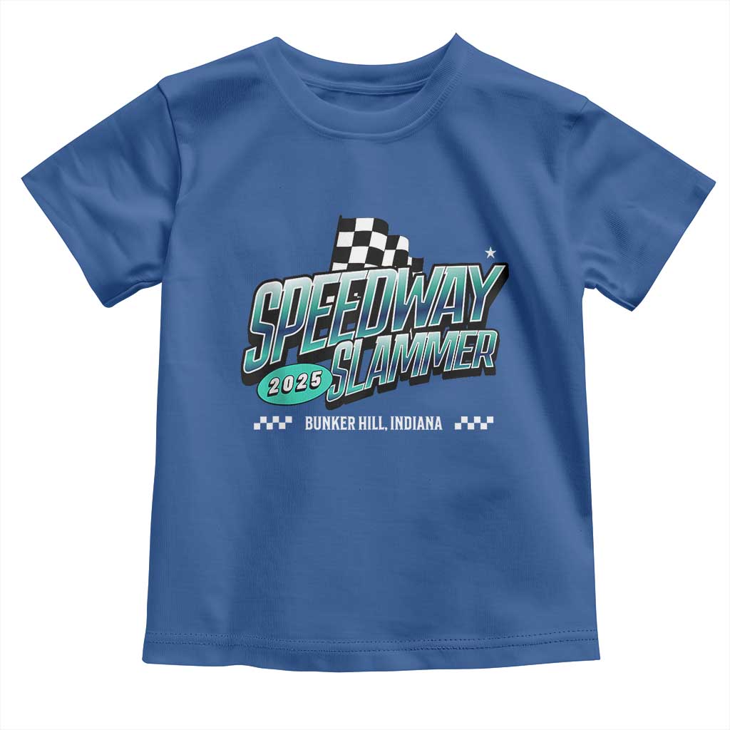 Speedway Slammer 2025 Toddler T Shirt Bunker Hill Indiana - Wonder Print Shop
