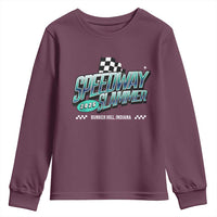 Speedway Slammer 2025 Youth Sweatshirt Bunker Hill Indiana - Wonder Print Shop