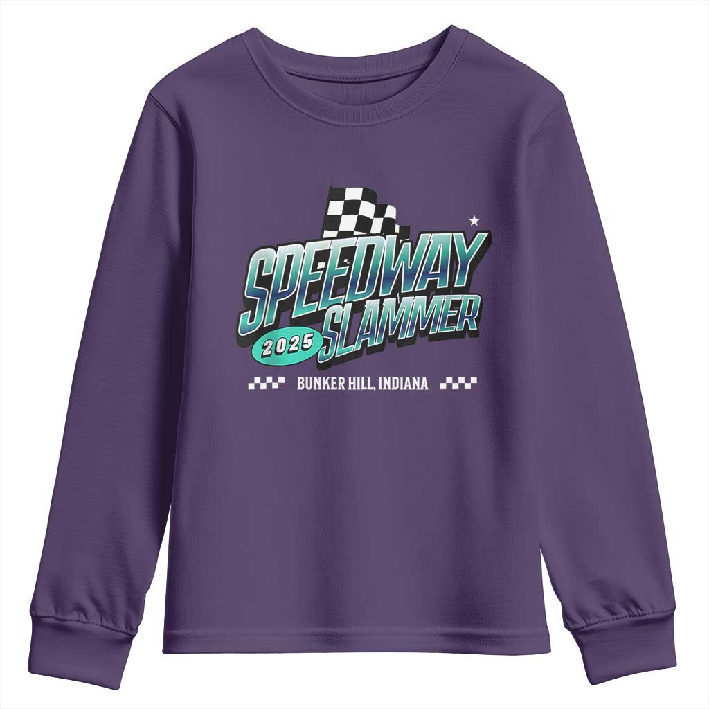 Speedway Slammer 2025 Youth Sweatshirt Bunker Hill Indiana - Wonder Print Shop