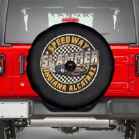 Speedway Slammer 2025 Spare Tire Cover Indiana Alcatraz Retro Vintage Racing Graphic - Wonder Print Shop
