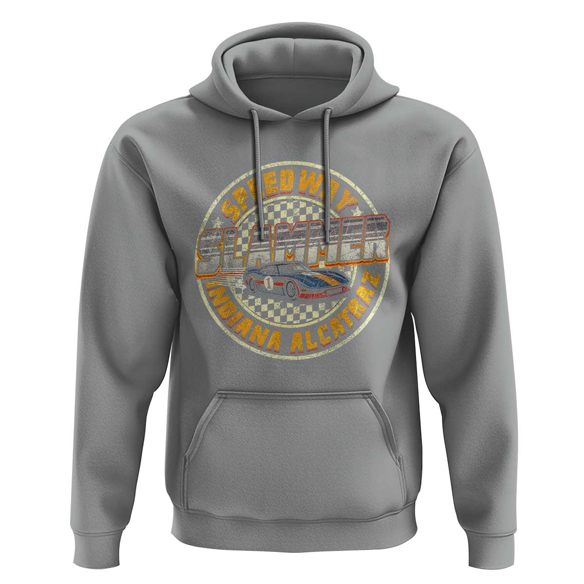 Speedway Slammer 2025 Hoodie Indiana Alcatraz Retro Vintage Racing Graphic - Wonder Print Shop