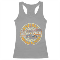 Speedway Slammer 2025 Racerback Tank Top Indiana Alcatraz Retro Vintage Racing Graphic - Wonder Print Shop