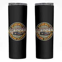 Speedway Slammer 2025 Skinny Tumbler Indiana Alcatraz Retro Vintage Racing Graphic - Wonder Print Shop