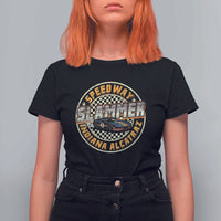 Speedway Slammer 2025 T Shirt For Women Indiana Alcatraz Retro Vintage Racing Graphic - Wonder Print Shop