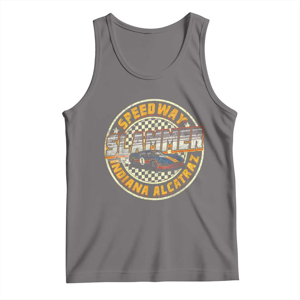 Speedway Slammer 2025 Tank Top Indiana Alcatraz Retro Vintage Racing Graphic - Wonder Print Shop