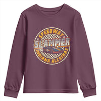 Speedway Slammer 2025 Youth Sweatshirt Indiana Alcatraz Retro Vintage Racing Graphic - Wonder Print Shop