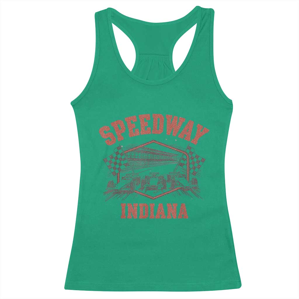 Indiana Speedway Slammer 2025 Racerback Tank Top Detention Prison Jail - Wonder Print Shop