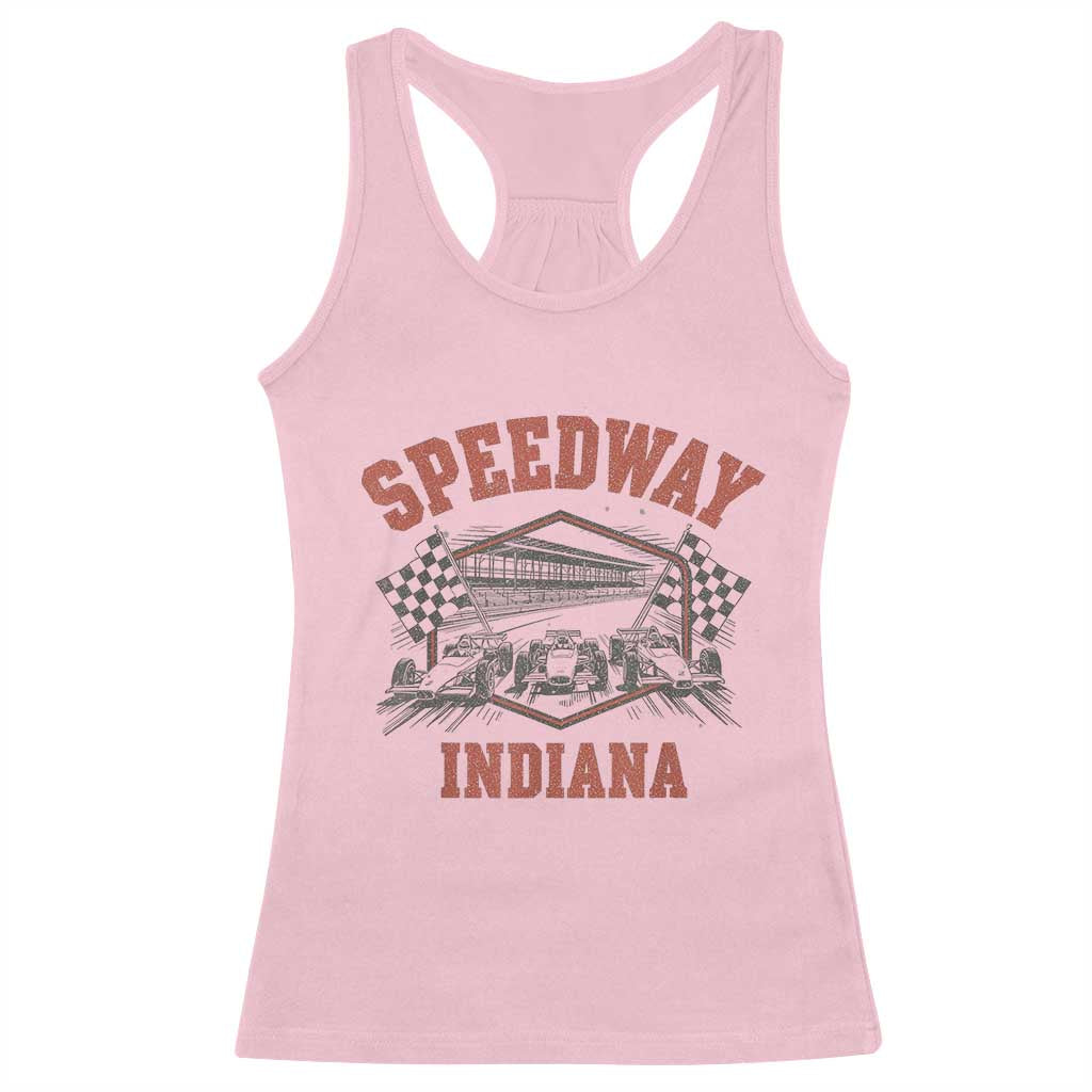 Indiana Speedway Slammer 2025 Racerback Tank Top Detention Prison Jail - Wonder Print Shop
