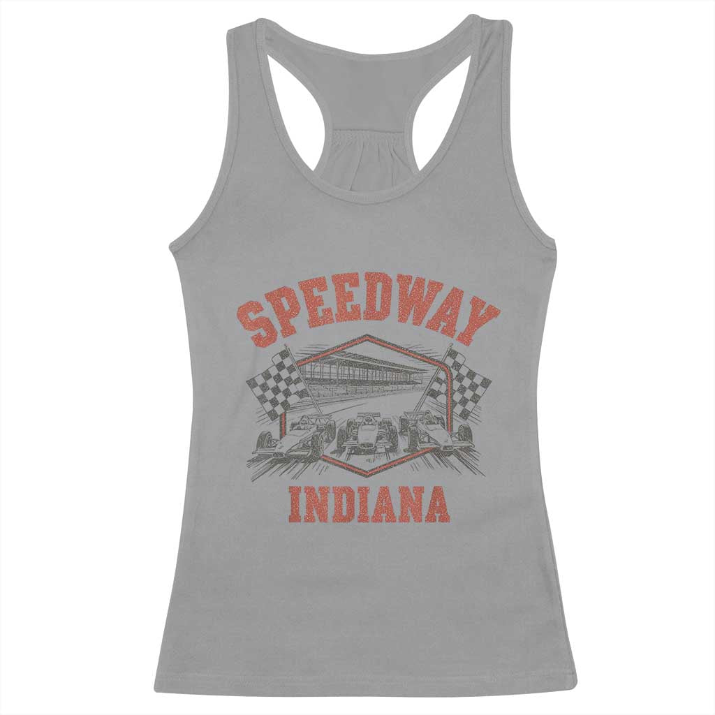 Indiana Speedway Slammer 2025 Racerback Tank Top Detention Prison Jail - Wonder Print Shop