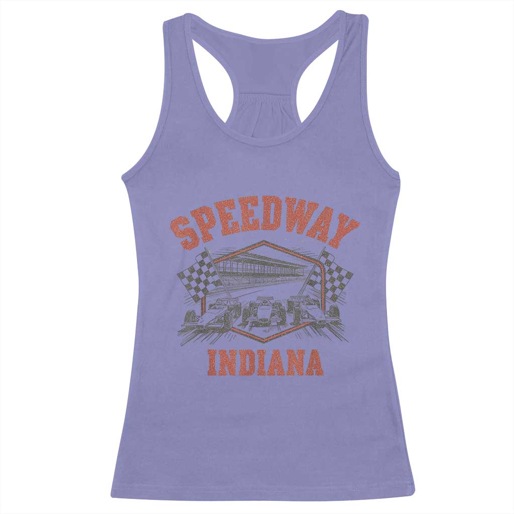 Indiana Speedway Slammer 2025 Racerback Tank Top Detention Prison Jail - Wonder Print Shop