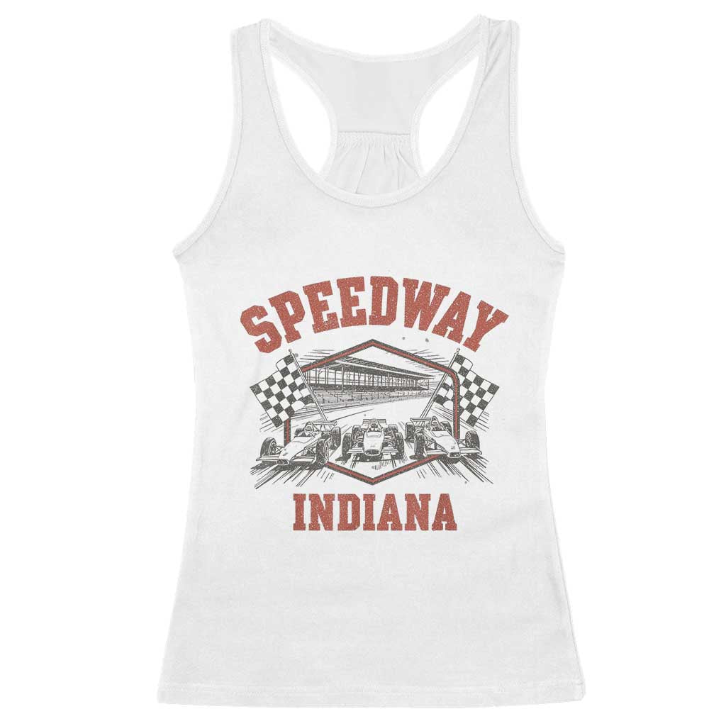 Indiana Speedway Slammer 2025 Racerback Tank Top Detention Prison Jail - Wonder Print Shop