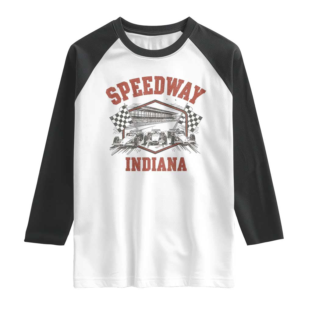 Indiana Speedway Slammer 2025 Raglan Shirt Detention Prison Jail - Wonder Print Shop