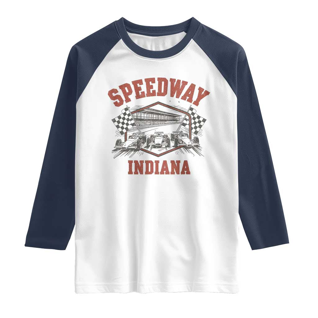 Indiana Speedway Slammer 2025 Raglan Shirt Detention Prison Jail - Wonder Print Shop