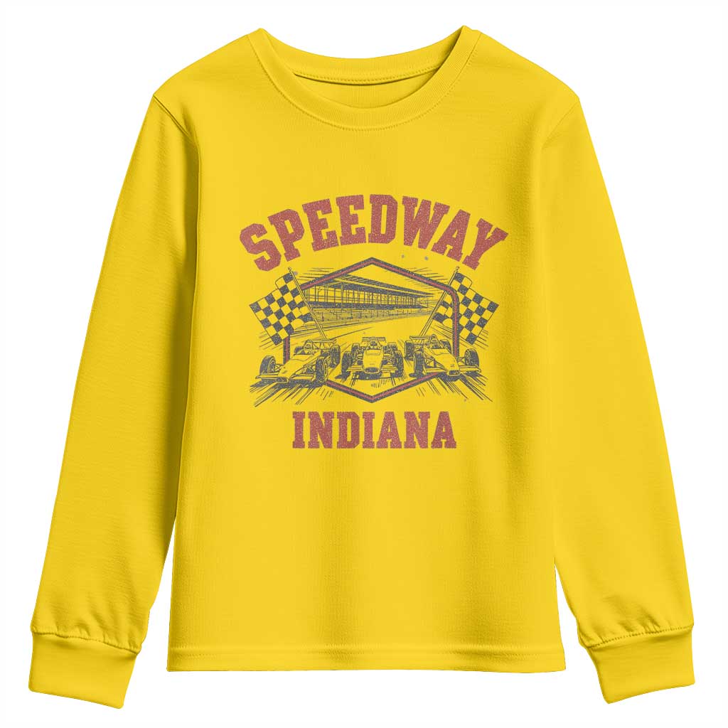 Indiana Speedway Slammer 2025 Youth Sweatshirt Detention Prison Jail - Wonder Print Shop