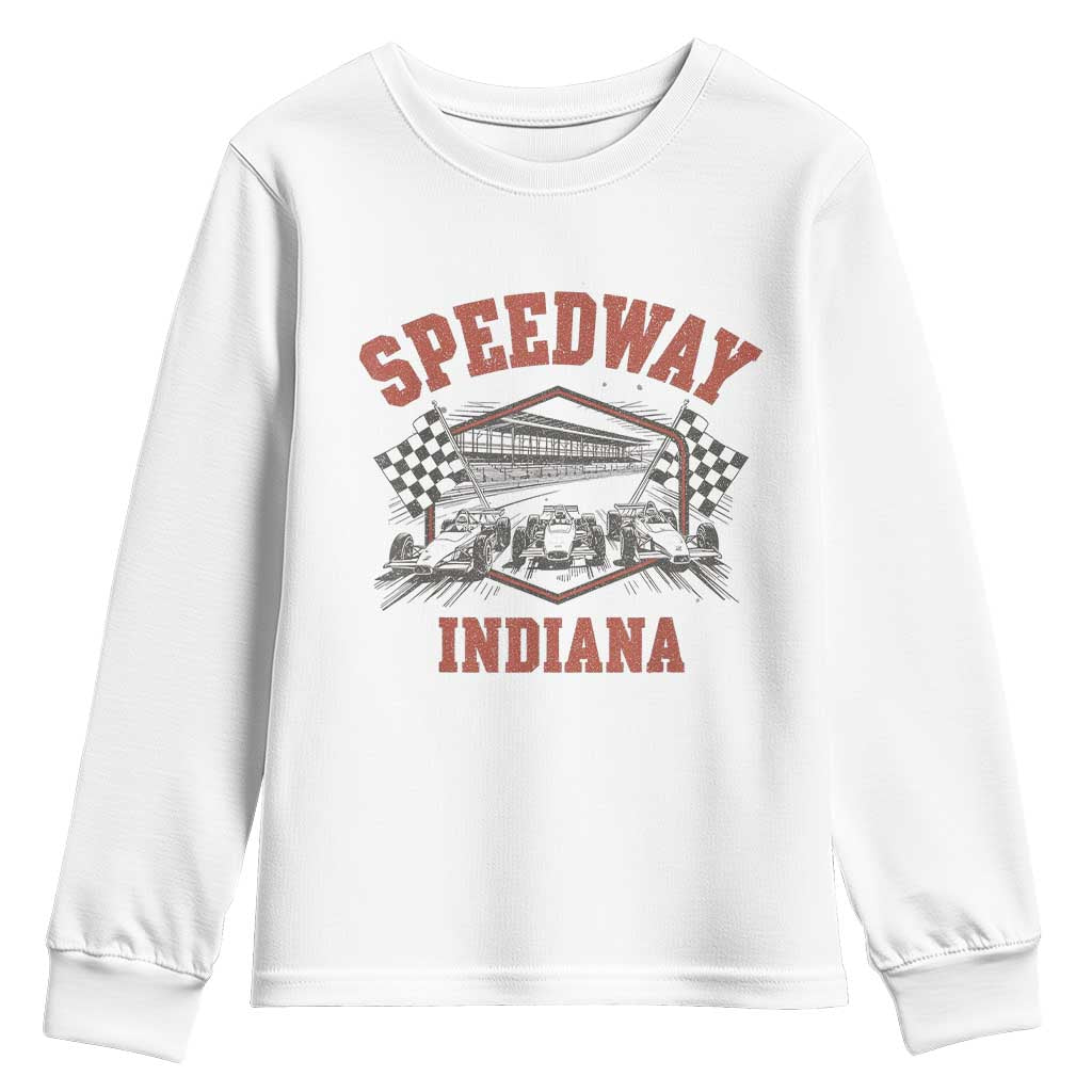 Indiana Speedway Slammer 2025 Youth Sweatshirt Detention Prison Jail - Wonder Print Shop