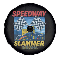 Speedway Slammer 2025 Spare Tire Cover Indiana Alcatraz Vintage Racing Graphic - Wonder Print Shop