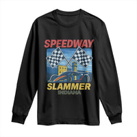 Speedway Slammer 2025 Long Sleeve Shirt Indiana Alcatraz Vintage Racing Graphic - Wonder Print Shop