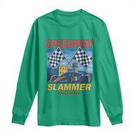 Speedway Slammer 2025 Long Sleeve Shirt Indiana Alcatraz Vintage Racing Graphic - Wonder Print Shop