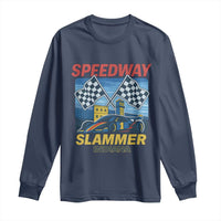Speedway Slammer 2025 Long Sleeve Shirt Indiana Alcatraz Vintage Racing Graphic - Wonder Print Shop